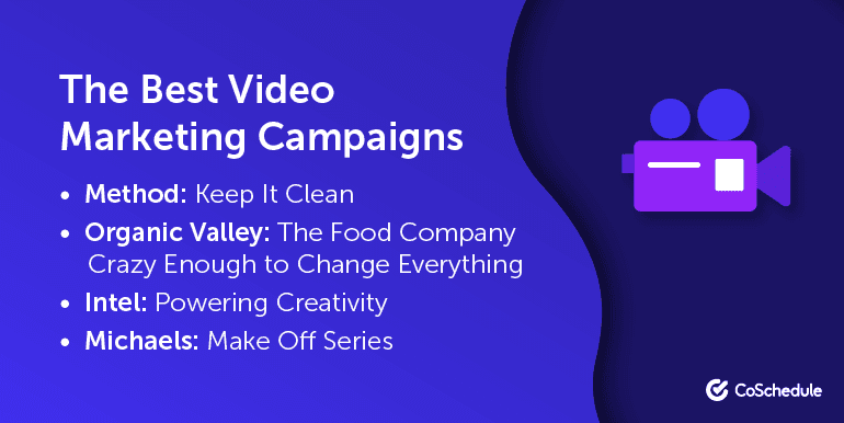 List of 4 best video marketing campaigns 