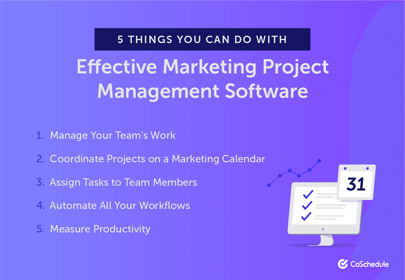 5 Things You Can Do With Effective Marketing Project Management Software