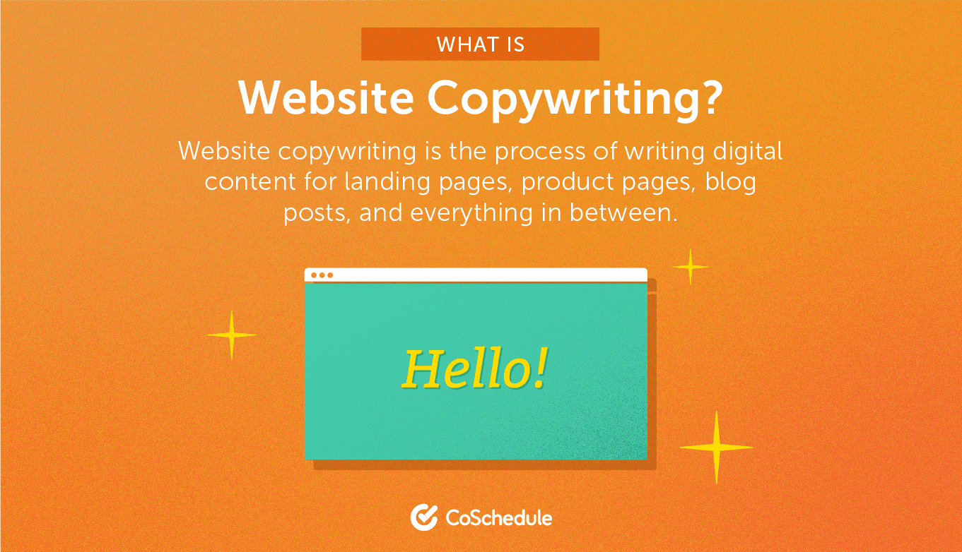 Copywriting services. Website copy.