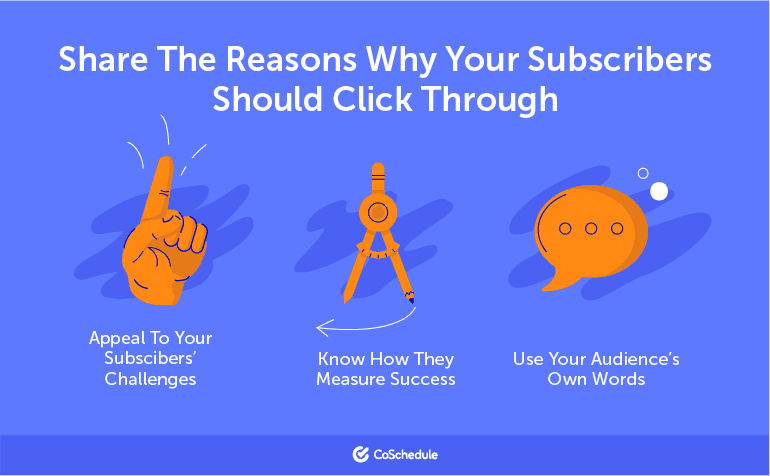 Share Reasons Why Readers Should Click Through